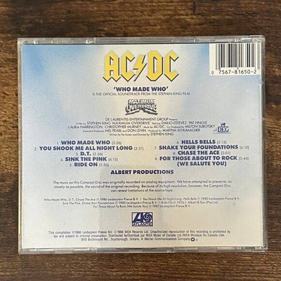 Classic Rock CD Lot – AC/DC, Black Sabbath, Pearl Jam, Foreigner & More (6-Disc) - Picture 3 of 13